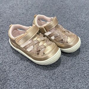 Stride Rite | Amos Sandal | Gold Sparkle | Toddler 6